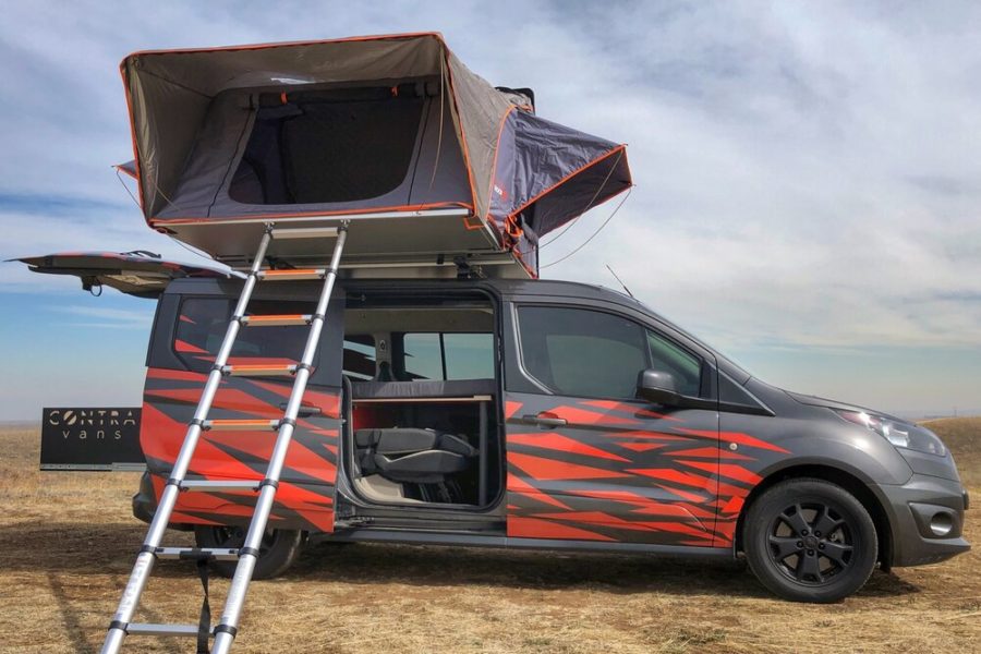 Just the thing for camping at the track. Photo: Contravan
