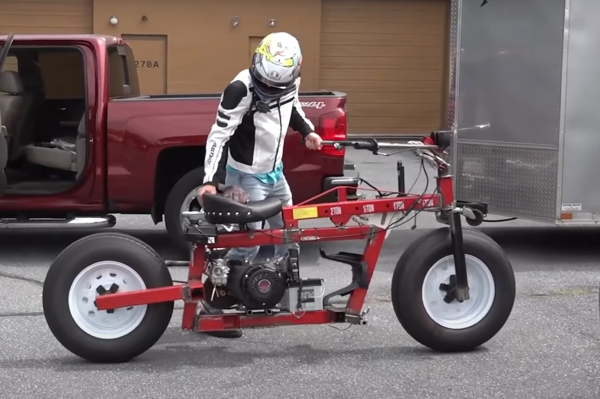 Watch This Guy Build A Bike With Harbor Freight Parts - Adventure