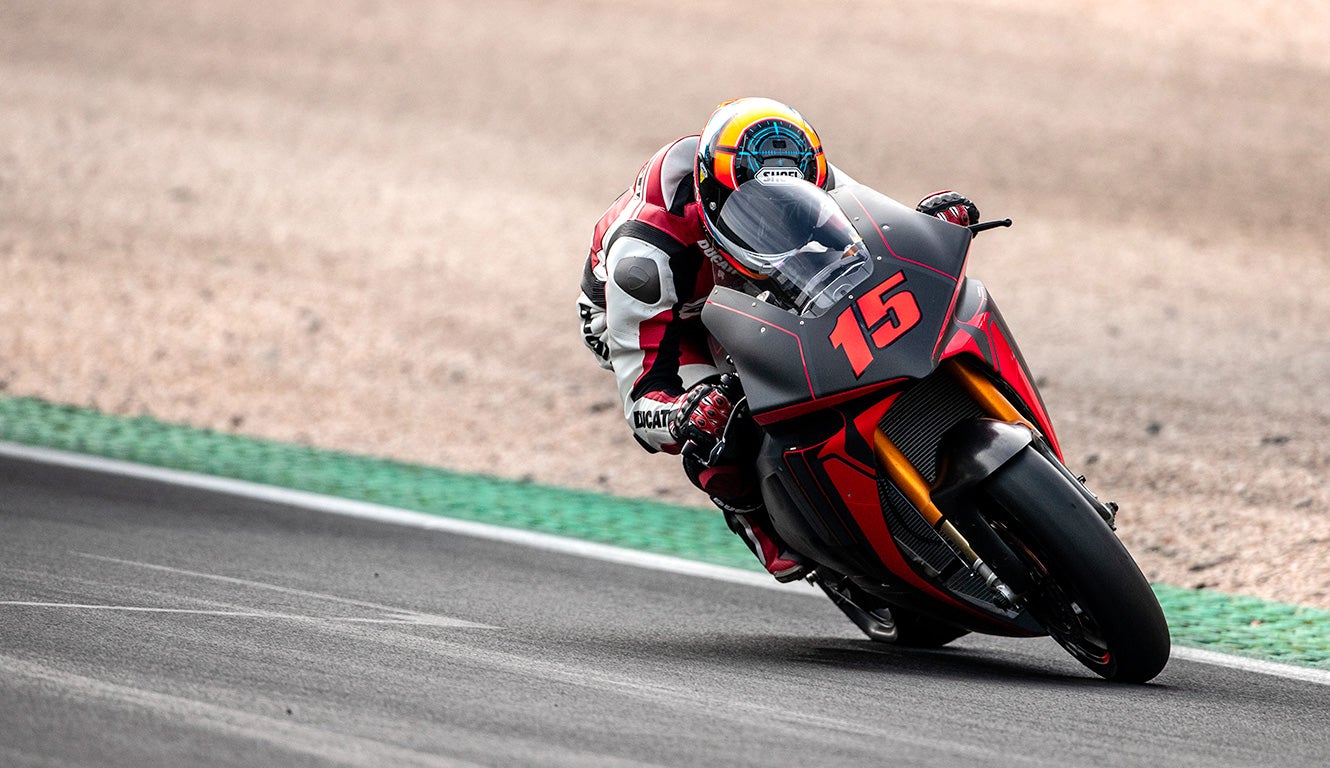 Superbike With A Battery! / Here's Ducati's New Electric MotoGP Bike In  Action! - Adventure Rider