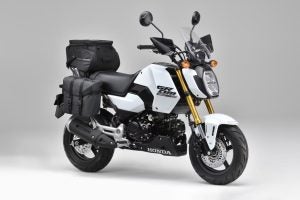 Apparently, Honda actually sells these touring accessories for the Grom in the Japanese market! Photo: Honda