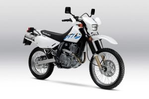 The DR650 MSRP will stay the same, despite tariffs. Photo: Suzuki