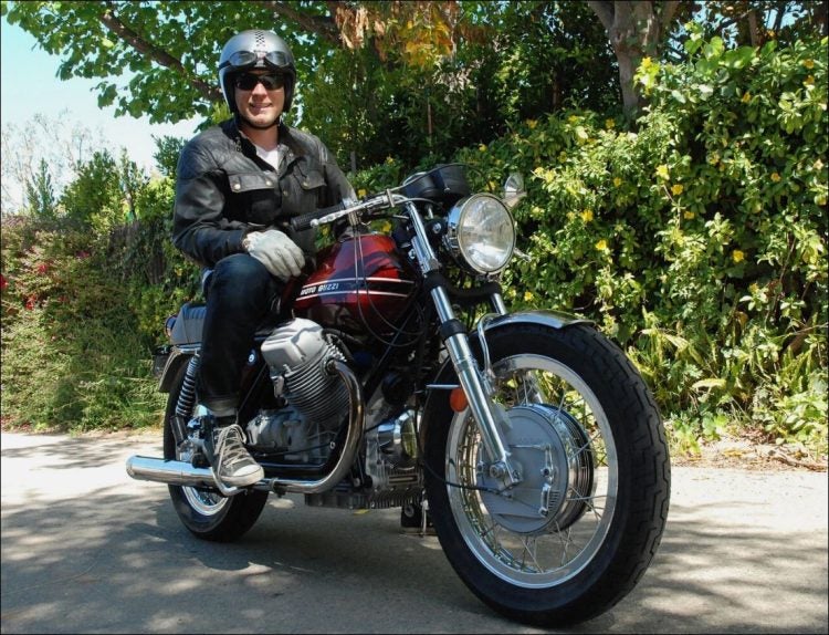 Ewan McGregor Moto Guzzi
